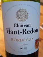 Château Haut-Redon 2022 (Bordeaux - rouge)