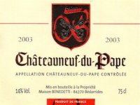 Domaine Benedetti 2016 (Châteauneuf du Pape - rouge)