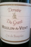 Domaine du Granit 2020 (Moulin à Vent - rouge)