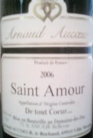 Arnaud Aucoeur De Tout Coeur 2022 (Saint Amour - rouge)