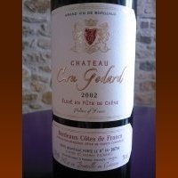 Château Cru Godard 2022 (Bordeaux Côtes de Francs - rouge)
