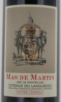 Mas de Martin - Cuvée Ultreïa 2012 (Grès de Montpellier - rouge)