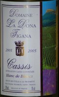 Domaine La Dona Tigana, Blanc de Blancs 2010 (Cassis - blanc)