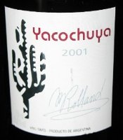 Famille Etchart - Yacochuya 2003 (Salta Valles Calchaquies - rouge)