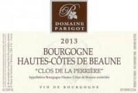 Domaine Parigot - Clos de la Perrière 2013 (Bourgogne Hautes Côtes de Beaune - rouge)