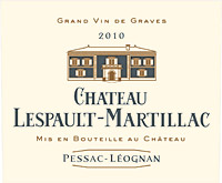 Château Lespault-Martillac 2017 (Pessac-Léognan - blanc)