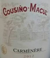 Cousiño Macul - Carmenere 2020 (Valle del Maipo - rouge)