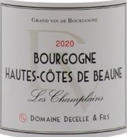 Decelle - Les champlains 2021 (Bourgogne Hautes Côtes de Beaune - blanc)
