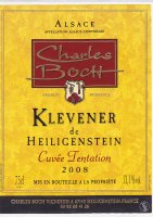 Charles Boch - Cuvée Tentation 2015 (Alsace Klevener de Heiligenstein - blanc)