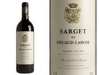 Sarget de Gruaud Larose 2019 (Saint Julien - rouge)