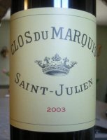 Clos du Marquis 2010 (Saint Julien - rouge)