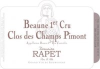 Rapet Père et Fils - 1er Cru Champs Pimont 2016 (Beaune - blanc)