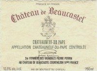 Château de Beaucastel 2010 (Châteauneuf du Pape - rouge)
