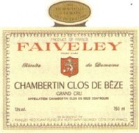 Domaine Faiveley 1993 (Gevrey-Chambertin - rouge)