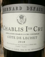 Domaine Bernard Defaix - 1er Cru Côte de Lechet 2018 (Chablis - blanc)