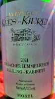 Weingut Kees Kieren Graacher Himmelreich Riesling Kabinett 2021 (Mosel-Saar-Ruwar - blanc)