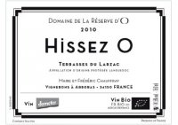 Domainede la Réserve d'O - Hissez O 2018 (Terrasses du Larzac - rouge)