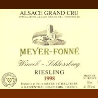 Meyer-Fonné - Grand Cru Wineck-Schlossberg 2020 (Alsace Riesling - blanc)