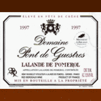 Domaine Pont de Guestres 2012 (Lalande de Pomerol - rouge)