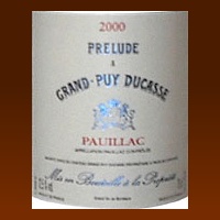 Prélude à Grand-Puy Ducasse 2015 (Pauillac - rouge)