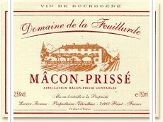 Domaine de la Feuillarde Prissé