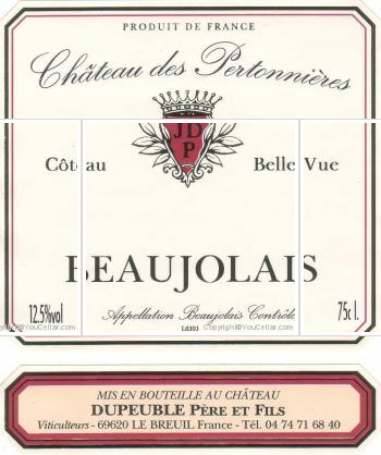 Château des Pertonnières - Côteau Belle-Vue