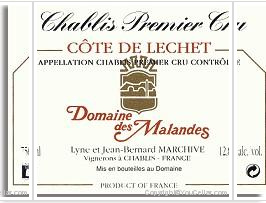 Domaine des Malandes, Premier Cru Côte de Lechet