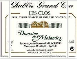 Domaine des Malandes - Les Clos