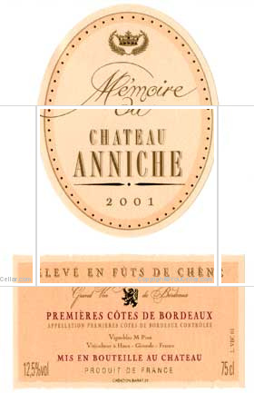 Mémoire du Château Anniche