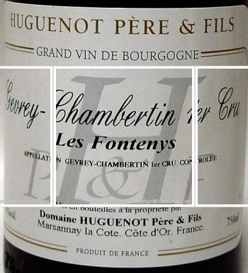 Huguenot Père et Fils - 1er Cru Les Fontenys