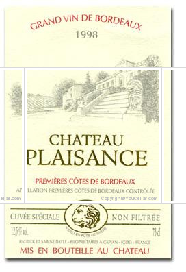 Château Plaisance - Cuvée Spéciale