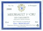 Domaine Eric Boigelot - 1er Cru Les Caillerets