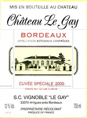 Château Le Gay Cuvée Spéciale