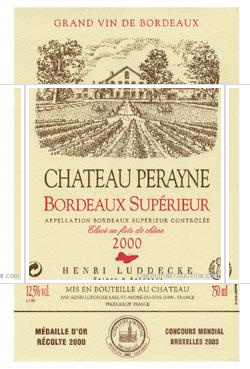 Château Perayne - Elevé en fûts de chêne
