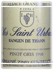 Domaine Zind-Humbrecht - Grand Cru Rangen de Thann - Clos Saint Urbain