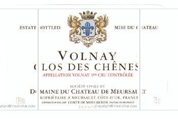 Domaine du Château de Meursault - 1er Cru - Clos des Chênes