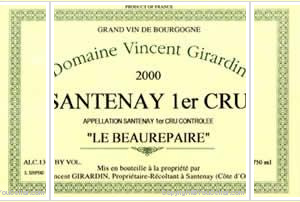 Domaine Vincent Girardin - Le Beaurepaire 1er Cru