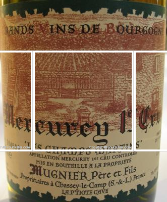 Domaine Mugnier Père et Fils - 1er cru Les Champs Martins