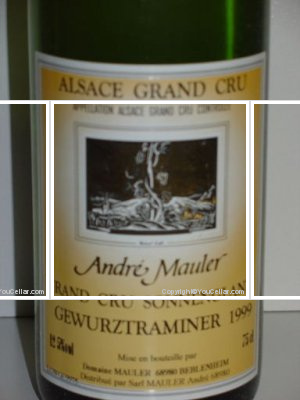 André Mauler - Grand Cru Sonnenglanz