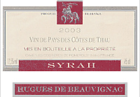 Les Costières de Pomerols - Hugues de Beauvignac - Syrah