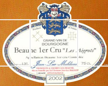 Domaine Jean-Luc Maldant - 1er Cru Les Aigrots