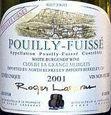 Roger Lassarat - Clos de la Grange Murgets
