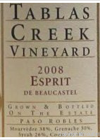 Tablas Creek Vineyard, Esprit de Beaucastel