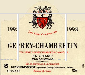 Domaine Geantet-Pansiot - En Champ