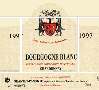 Domaine Geantet-Pansiot - Chardonnay