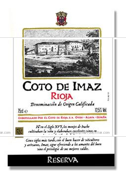 Coto De Imaz Reserva