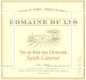 Domaine du Lys - Syrah Cabernet