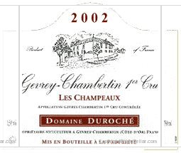 Domaine Duroché - 1er Cru Les Champeaux