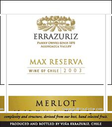 Errazuriz Max Reserva Merlot