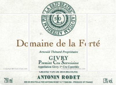 Domaine de la Ferté - 1er Cru Servoisine